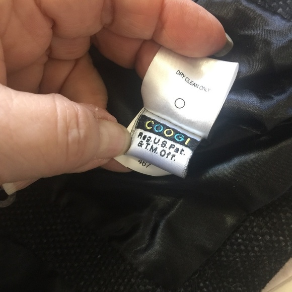 COOGI Charcoal Wool-Blend Coat Detachable Hood XL - Picture 8 of 8